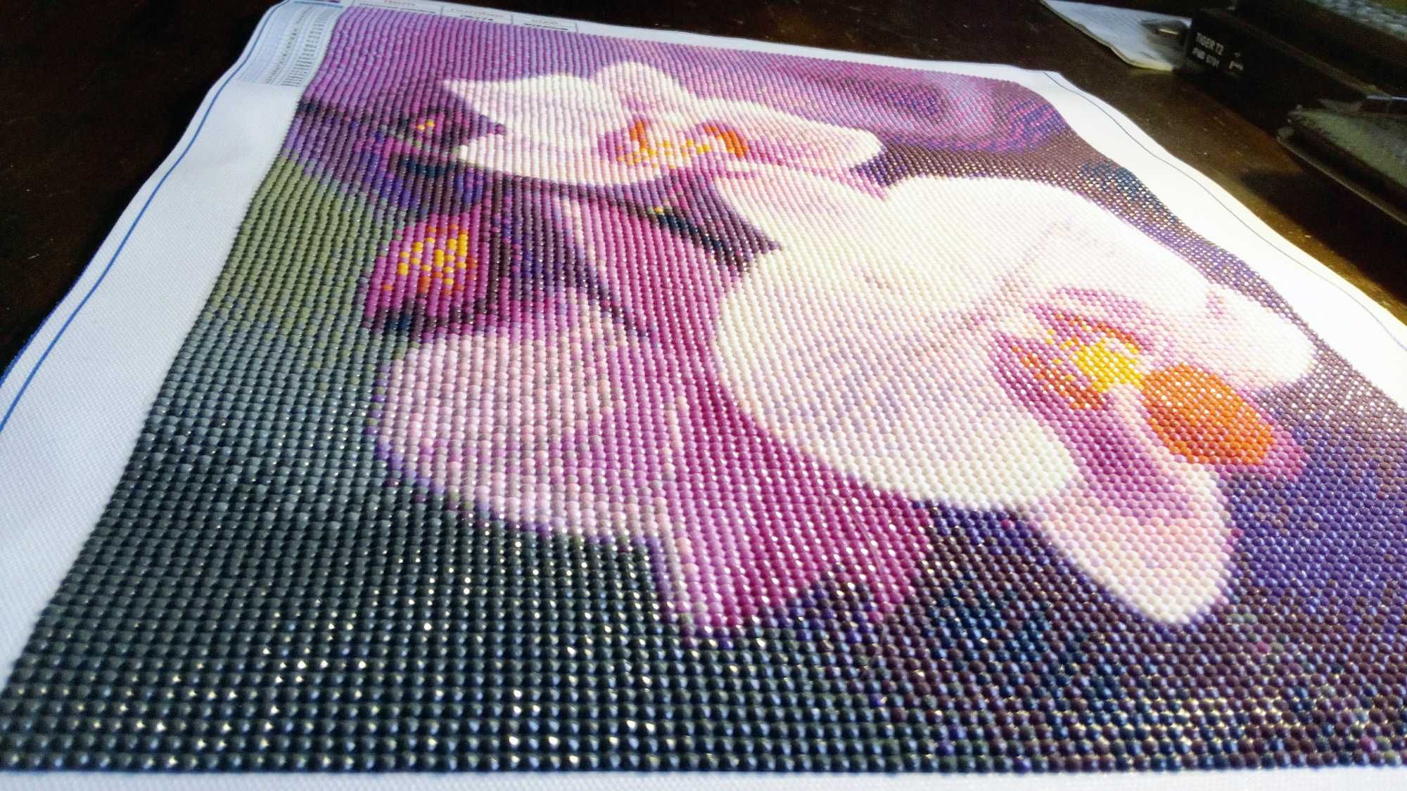Картина з алмазної мозаїки "Орхідеї"