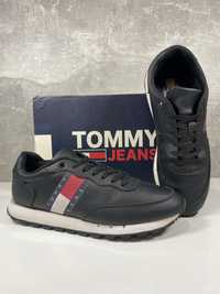 Sneakersy Tommy Jeans czarne rozmiar 44