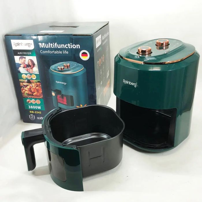 Аерофритюрниця аерогриль Rainberg RB-2242 7,5 л 3800W мультипіч