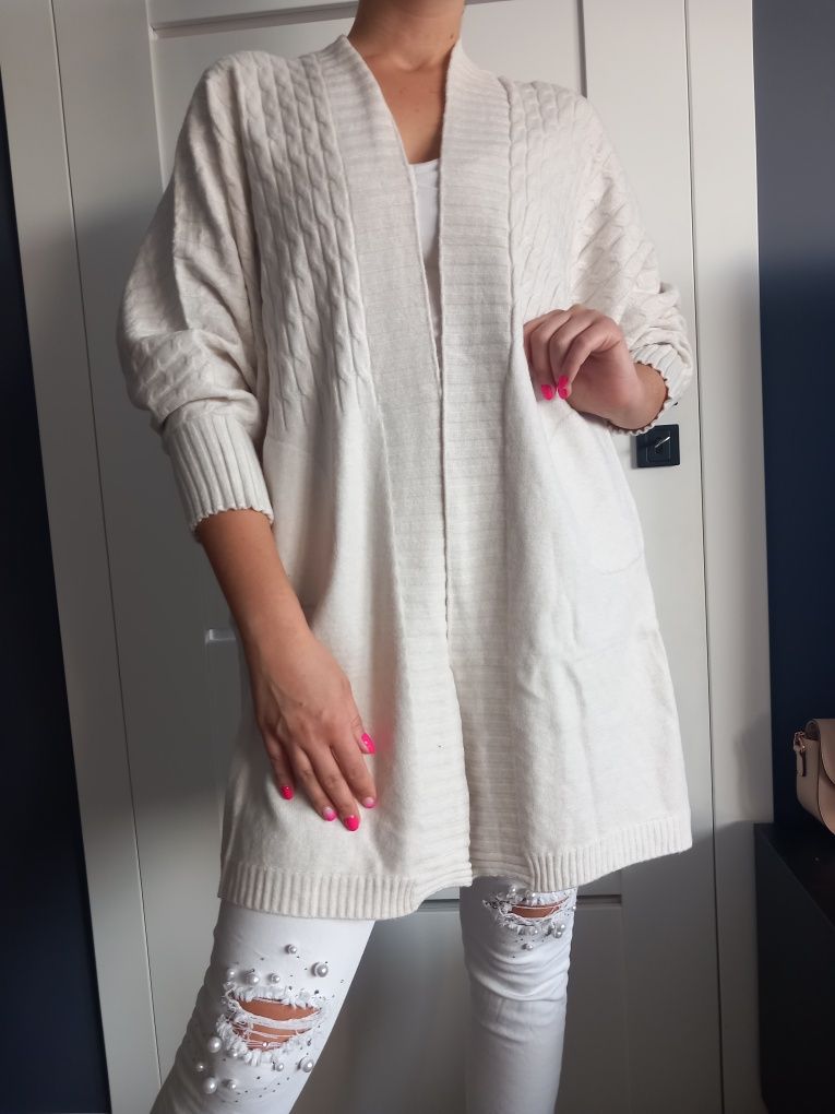 Kardigan damski z miękkiej dzianiny xl-5 xl