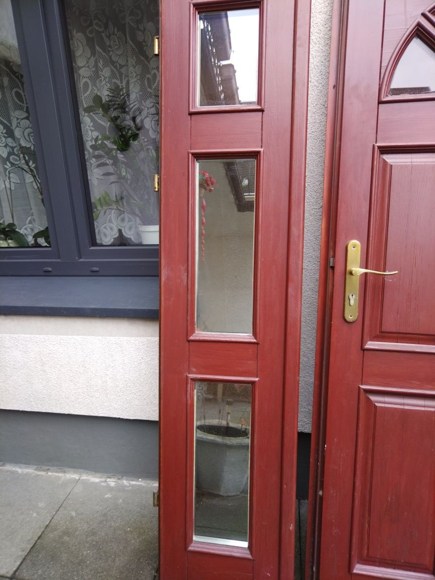 Drzwi drewniane dwuczęściowe