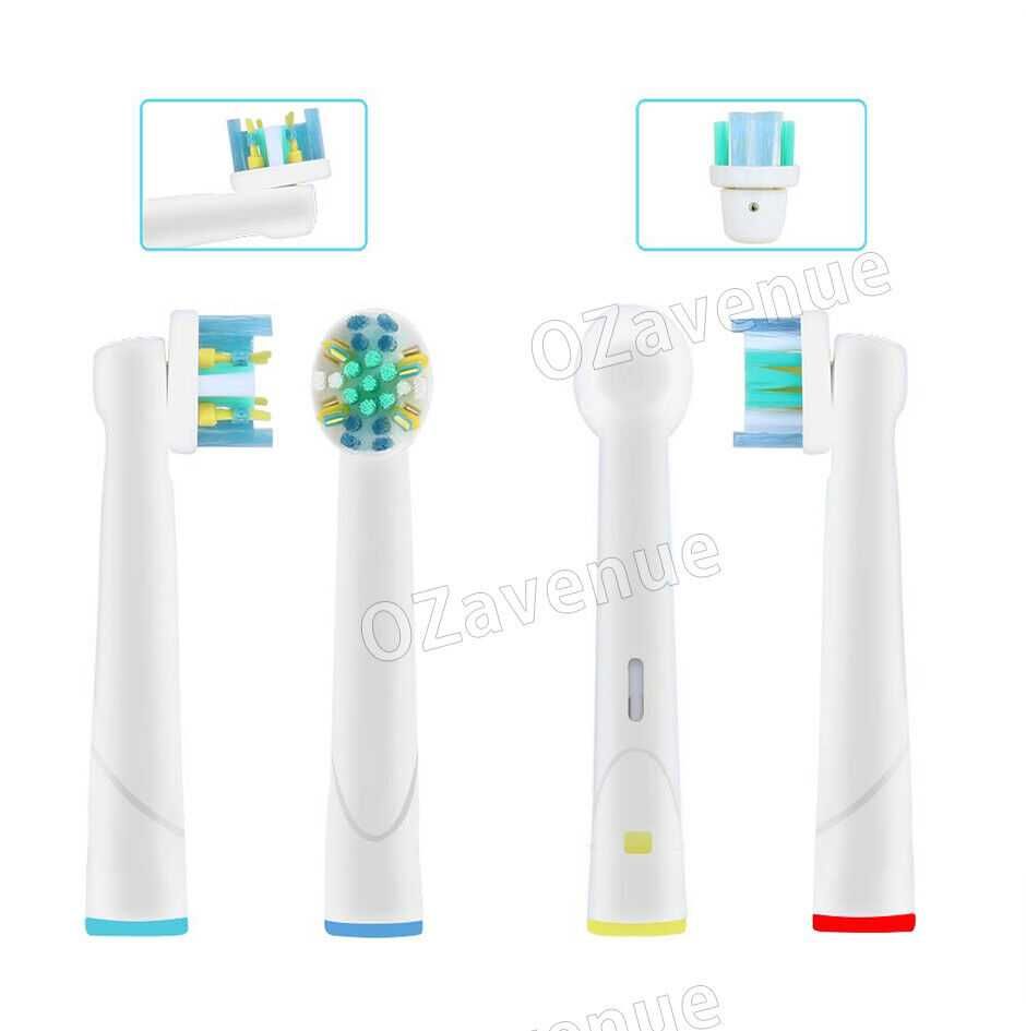 4x recargas escova de dentes  oral b floss action