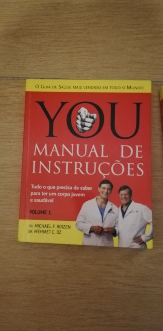 2 Livros"You Manual de instruções vol. 1 e vol 2