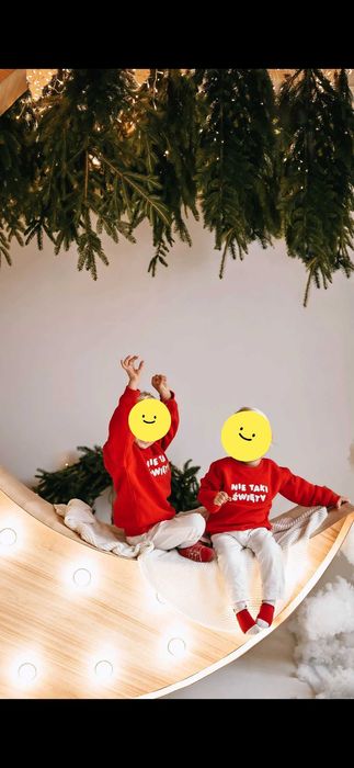 Drewniany Księżyc LED 220 cm, na sesje zdjęciowe, wesela