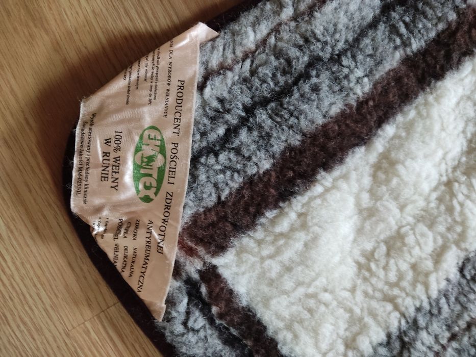 Koc kołdra wełna wool owcza 150/200