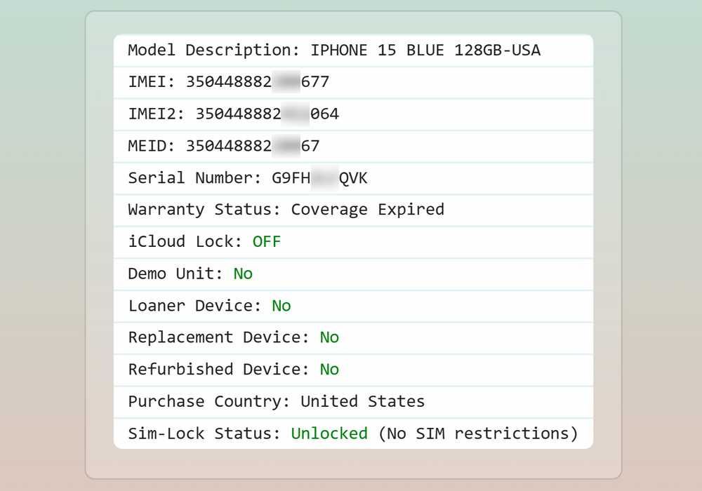 iPhone 15 128GB Blue (A2846) АКБ 100% / USA НЕВЕРЛОК айфон