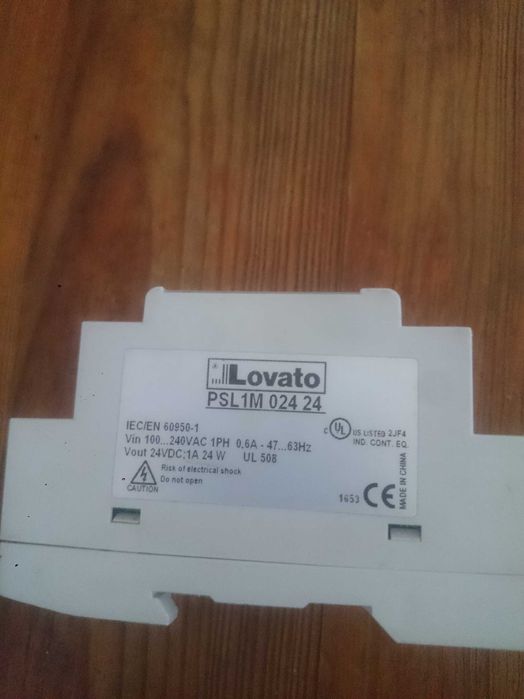 Zasilacz impulsowy modułowy 24VDC 1A 24W, wejście100-240VAC PSL1M02424