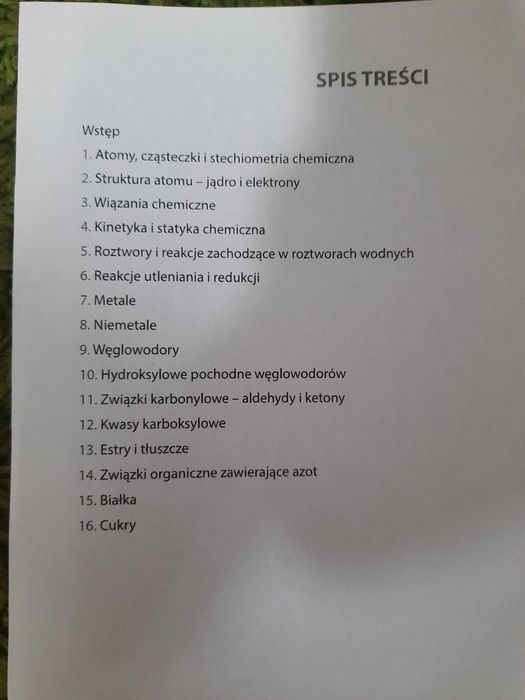 Zadania maturalne chemia