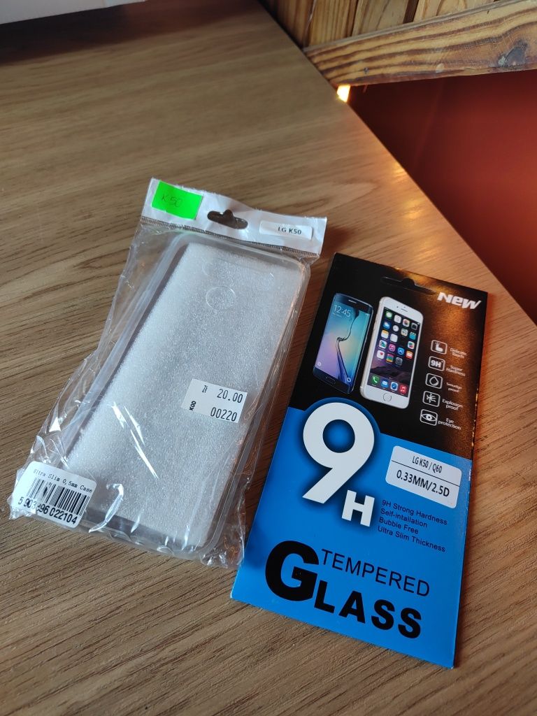 [NOWY] Komplet - Etui/Case + Szkło Hartowane 9H do LG K50
