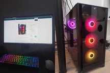 Zestaw Komputer Gamingowy Ryzen RTX 4070TI Monitor Klawiatura Mysz