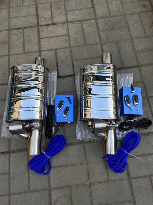 Глушитель заслонка управляемый звук вакуум електро выхлоп автомобиля