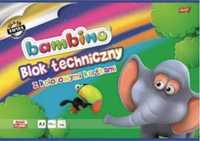 Blok techniczny kolor A3/10K (10szt) BAMBINO