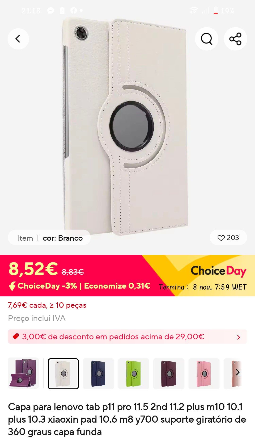 Capa de Tablet - Lenovo P11 Pro
