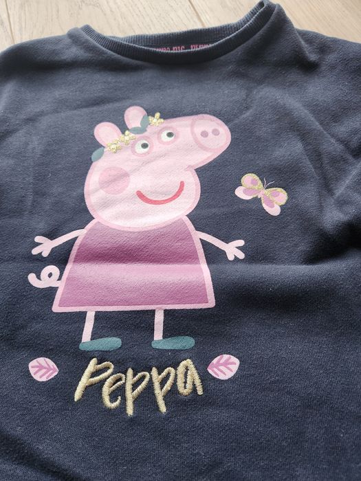 Śliczna bawełniana, ocieplana bluza Peppa Pig. Cool Club. R. 98. Stan