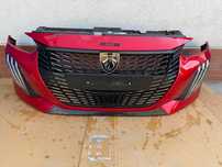 Peugeot 208 II lift 24r zderzak przod kompletny halogen plyta absorber