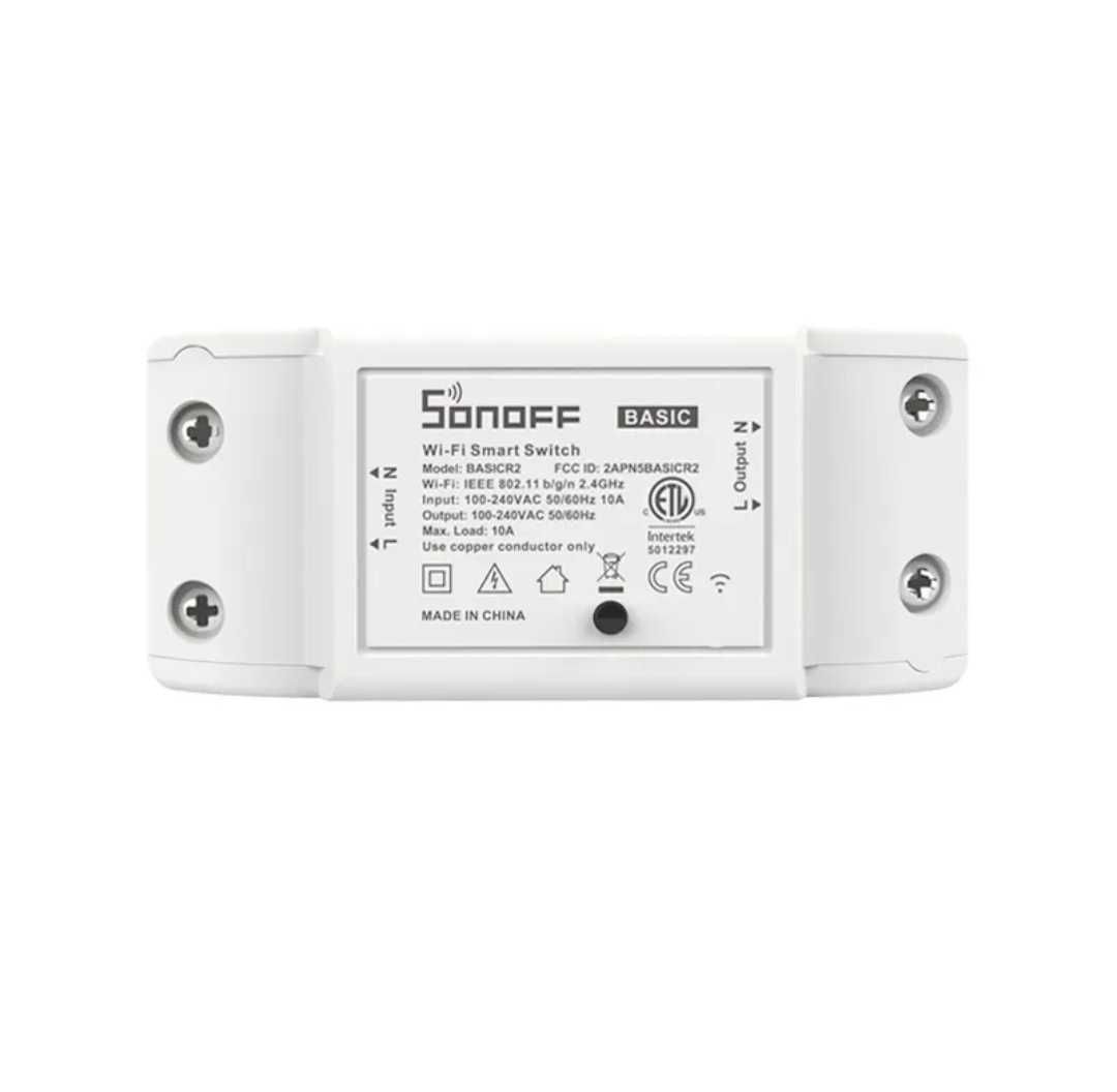 Sonoff Basic R2 wi-fi выключатель, реле умный дом, реле с таймером
