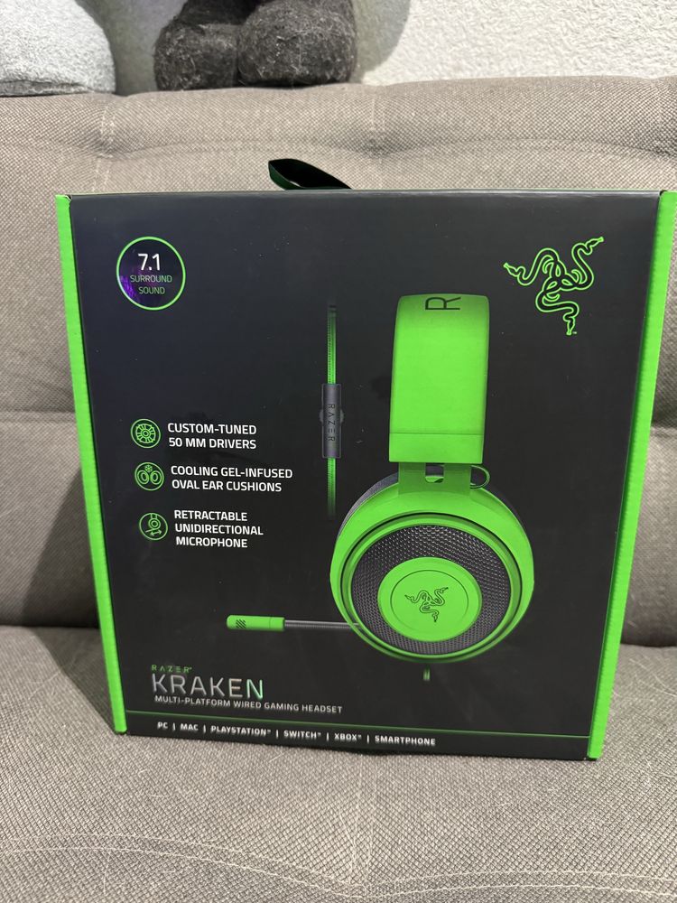 навушники Razer Kraken green