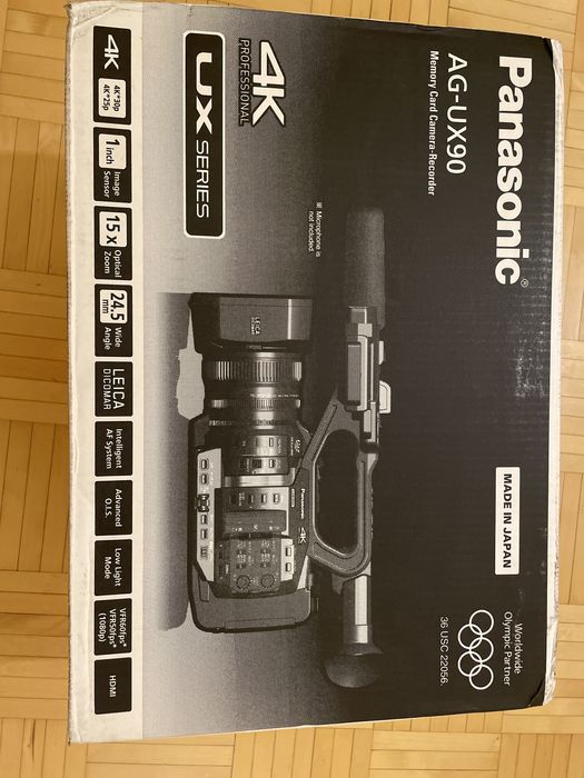 Idealna Panasonic AG-UX90 4K UHD. Stabilizacja 5 osiowa.