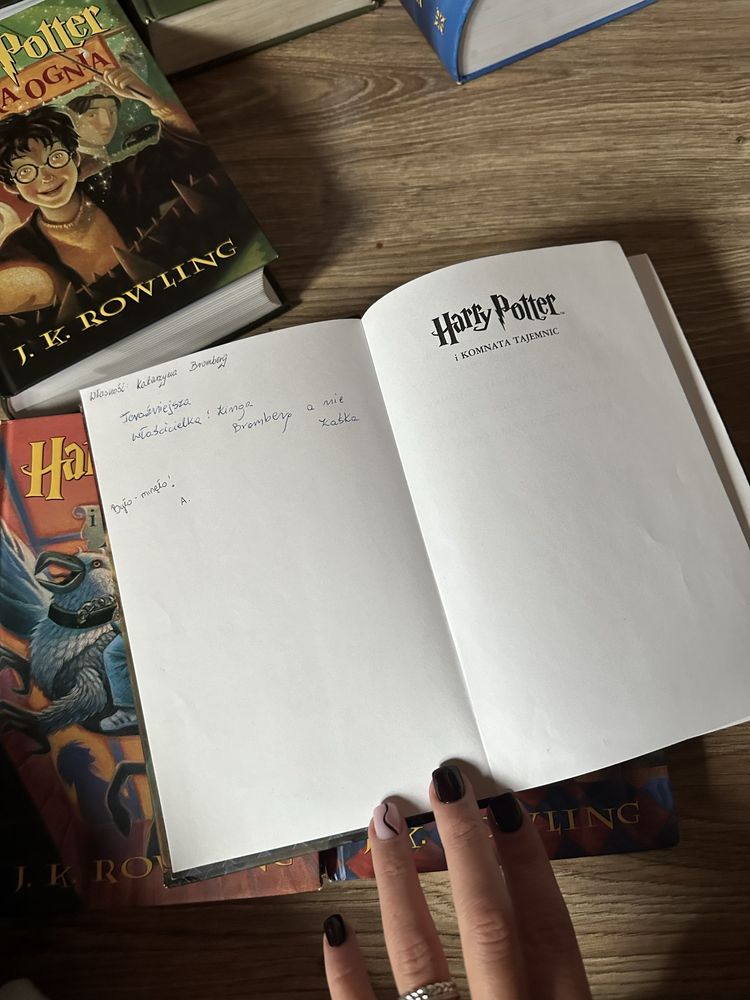 Harry Potter i Kamień Zakon Więzień Książe Czara Insygnia twarda