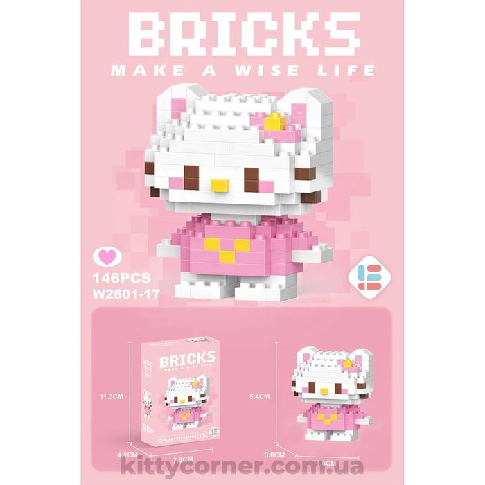 Конструктор Hello Kitty хелоу кіті kuromi куромі my melody лего