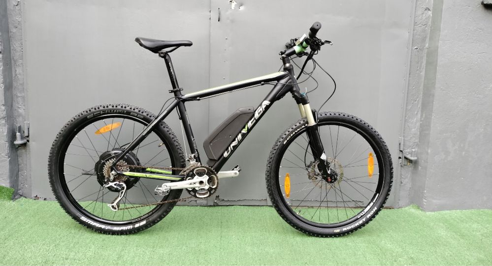 Rower górski MTB elektryczny 26 UNIVEGA, deore, hydraulika