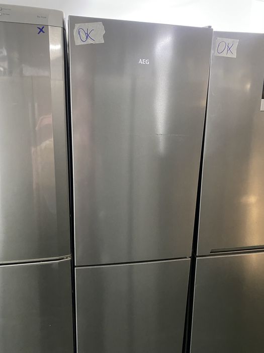 Frigorifico AEG combinado cinza