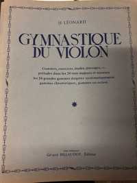 Gymnastique du Violin - H. Léonard