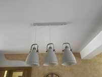 Lampa wisząca biała