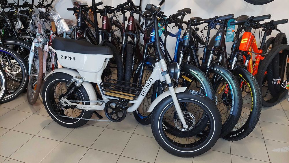 Rower elektryczny DIABLO ZIPPER FatBike 20x4.0 nie składak WyPrZeDaŻ
