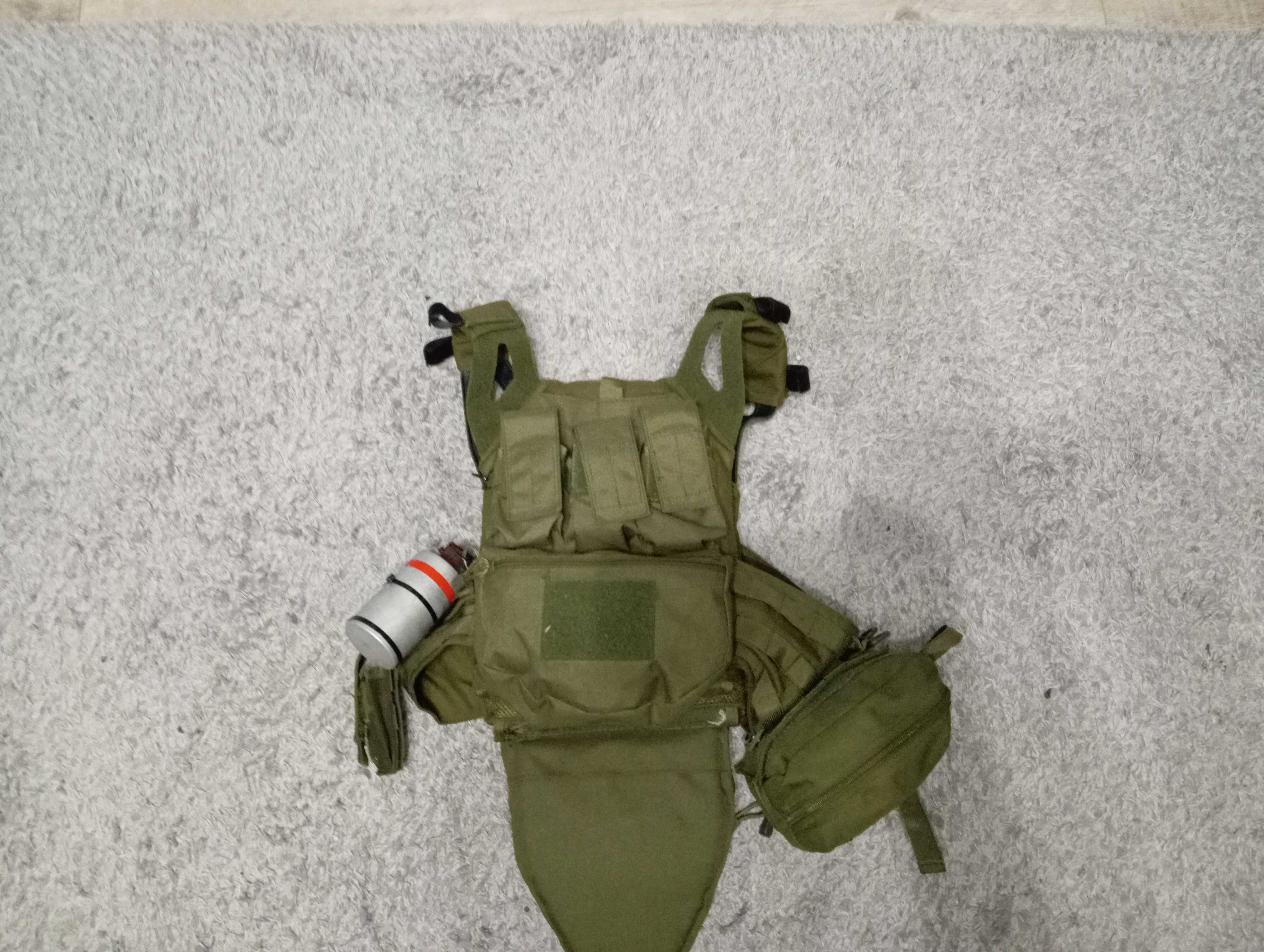 Kamizelka plate carrier + pas biodrowy ZESTAW ASG