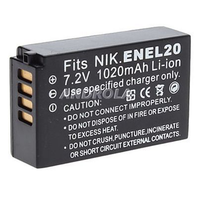 Bateria Nikon Enel20 1 J1 1020Mah