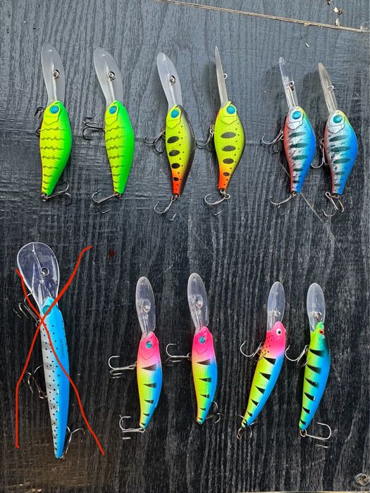 Воблера German  тролинговые, цена за 1шт, опт от 10шт 200гр