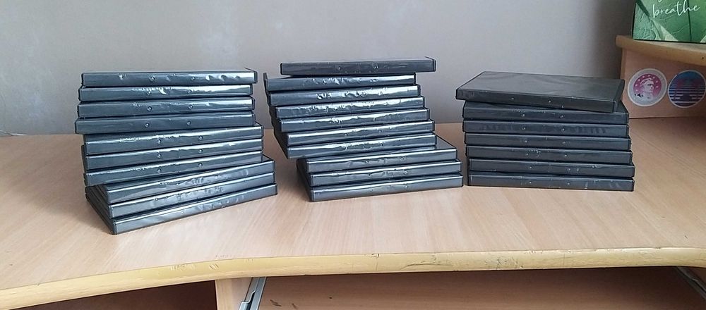 Pudełka na podwójne płyty DVD 27 szt. komplet