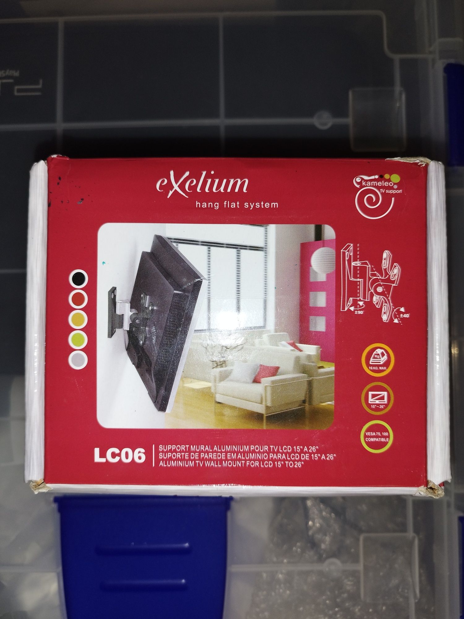 Suporte TV Exelium novo LCD 15 A 26