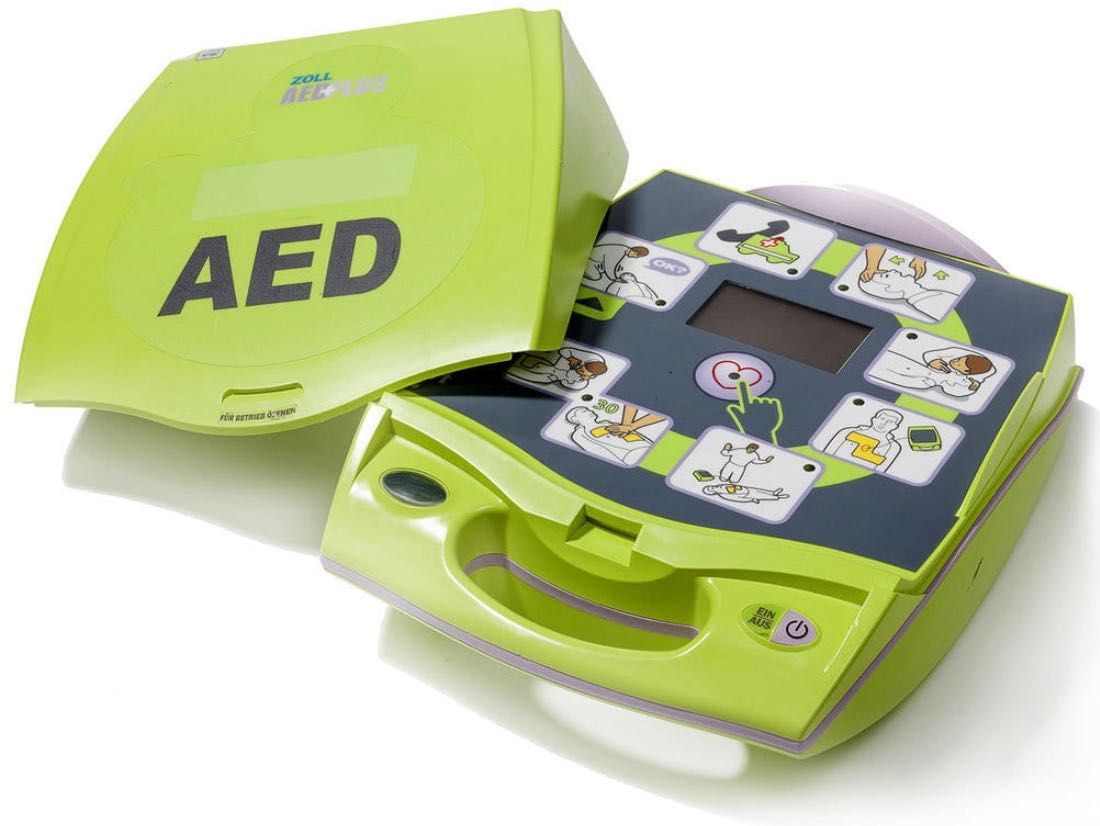 Defibrylator AED ZOLL PLUS j.polski, nowa torba, elektrody CPR-D !