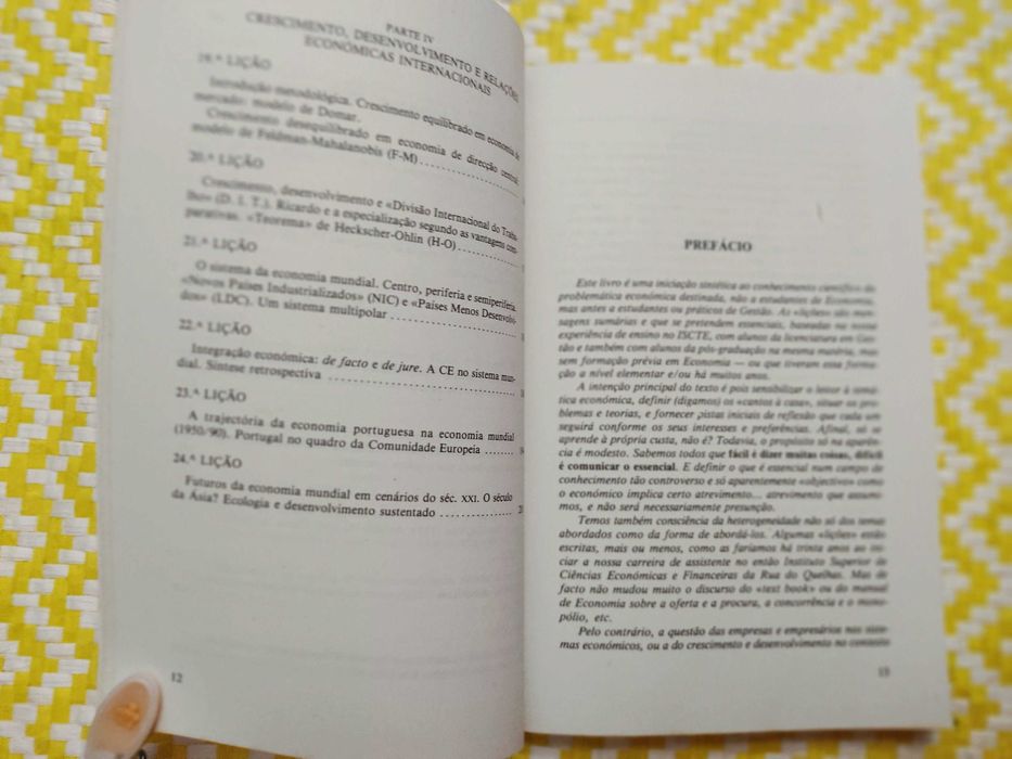 A ECONOMIA EM 24 LIÇÕES – Uma Iniciação Para Gestore
 Mário Murteira