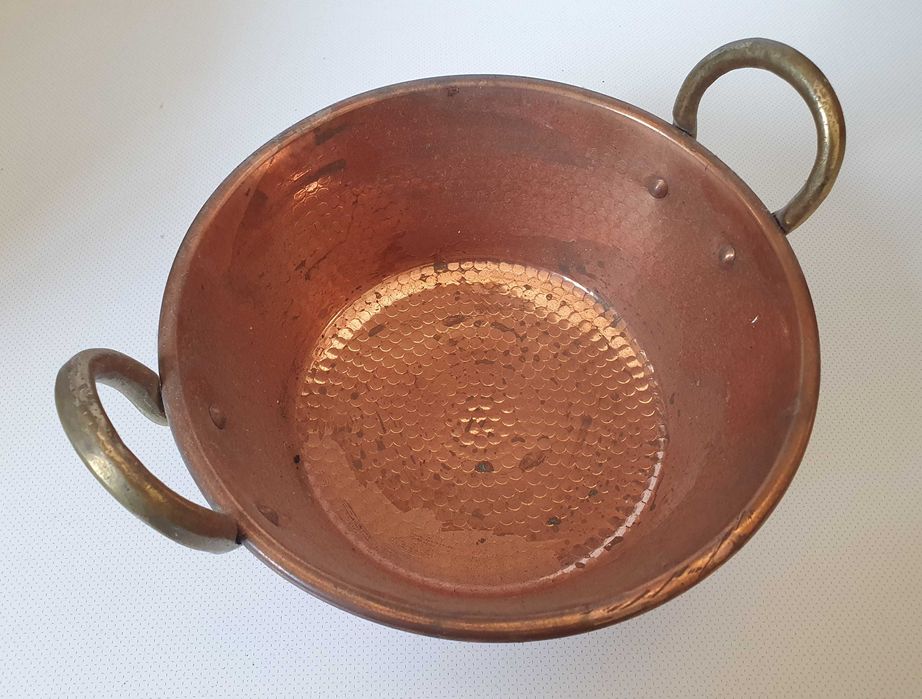 Magnífico Tacho em cobre vintage - 21 cm