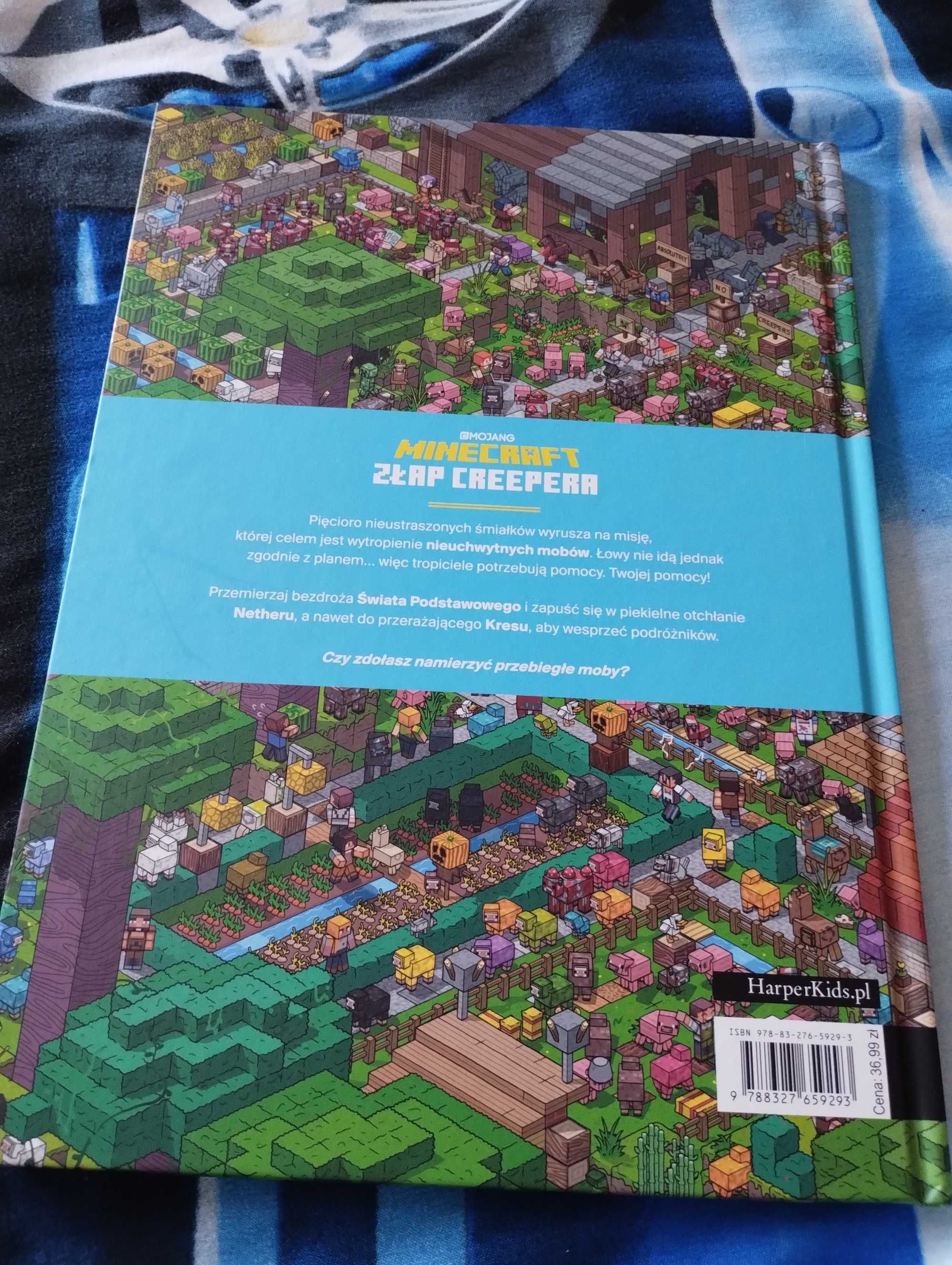 Książka Minecraft Złap Creepera