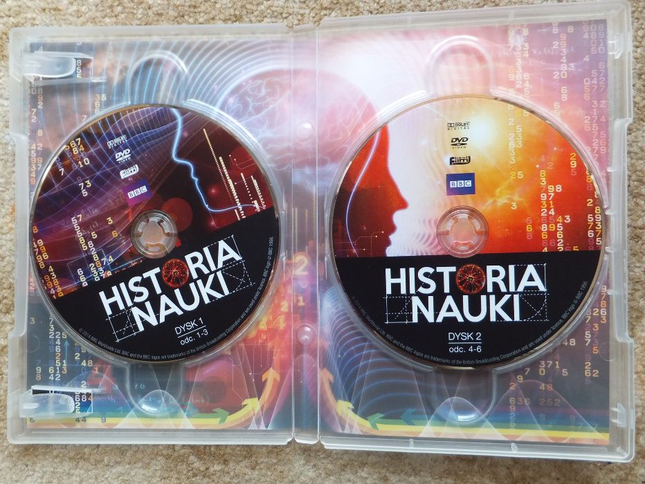 2x płyty DVD Historia Nauki lektor