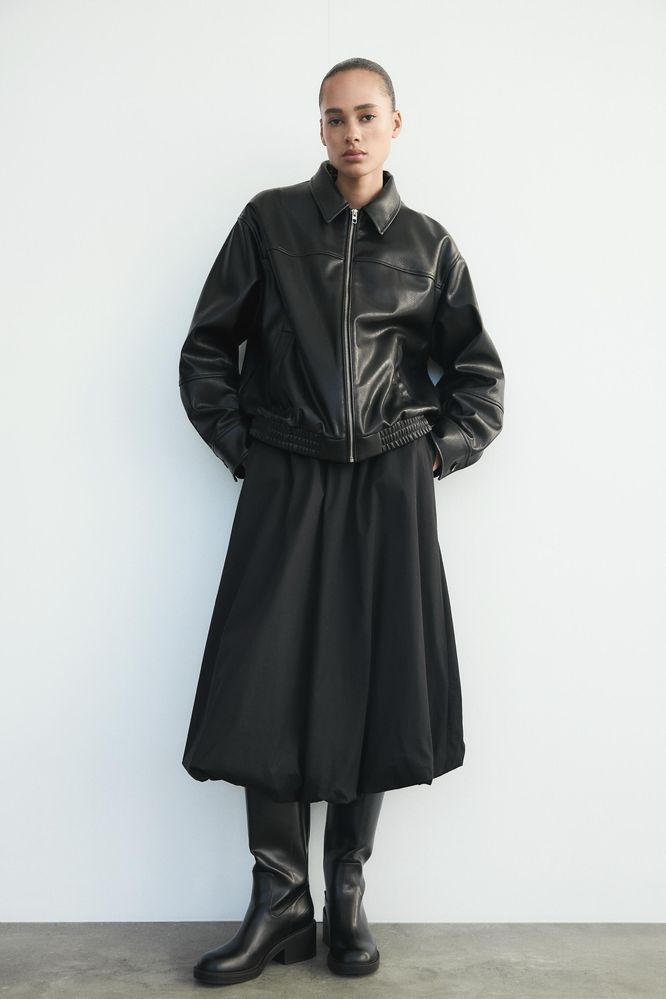 Спідниця балон чорна ZARA