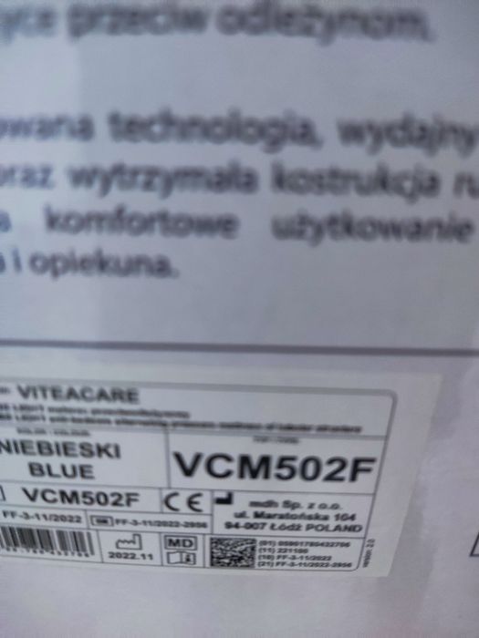 Materac przeciwodleżynowy rurkowy do 140 kg