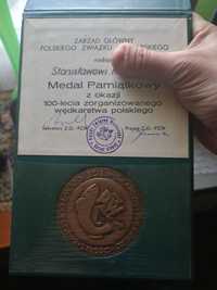 Medal 100 lat wędkarstwa PZW
