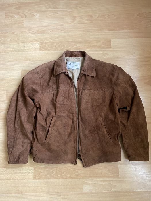 Куртка кожаная (нубук)  винтаж германия