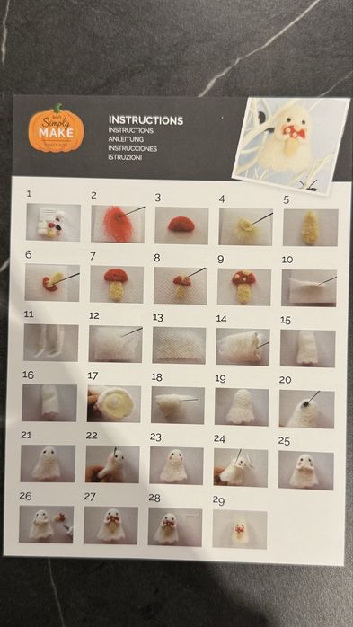 Набір для валяння Simply Make «Cute Ghost»