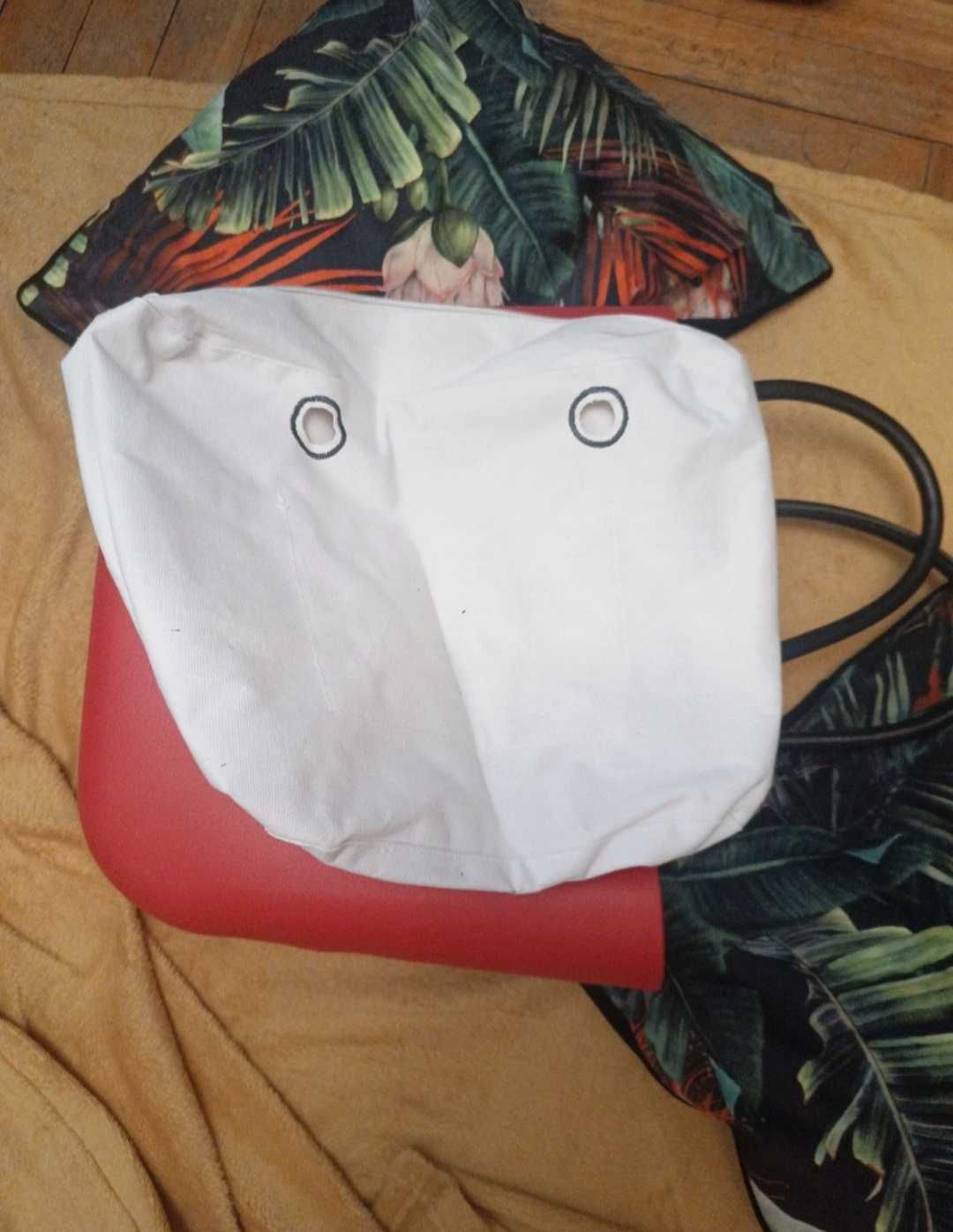 Torebka shopperka O bag czerwona