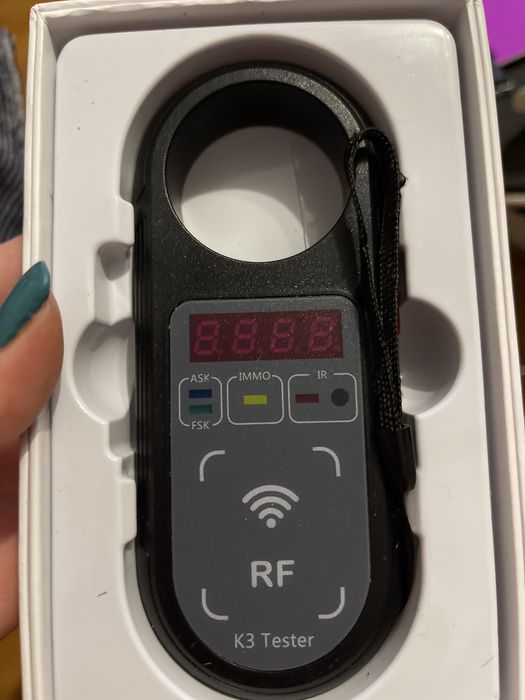Testador de frequência de chave remota k3