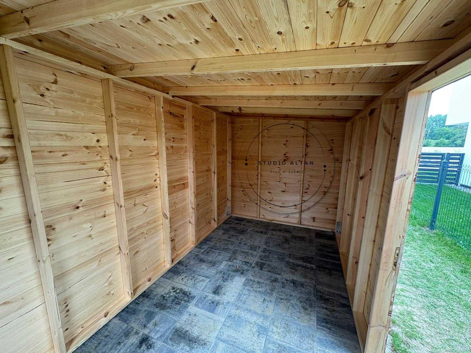 Drewniany domek narzędziowy KAMIL 2x4 -  Krótki czas realizacji!