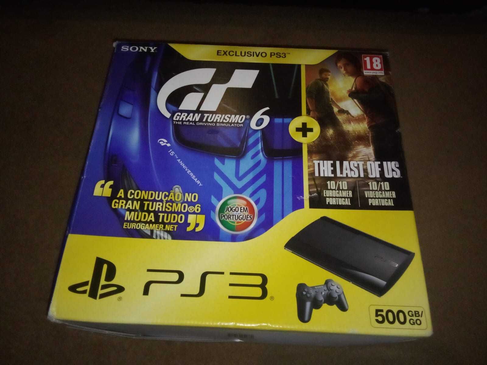 Vendo PS3 super slim 500gb c/ Modern Warfare 2 e Fifa 15