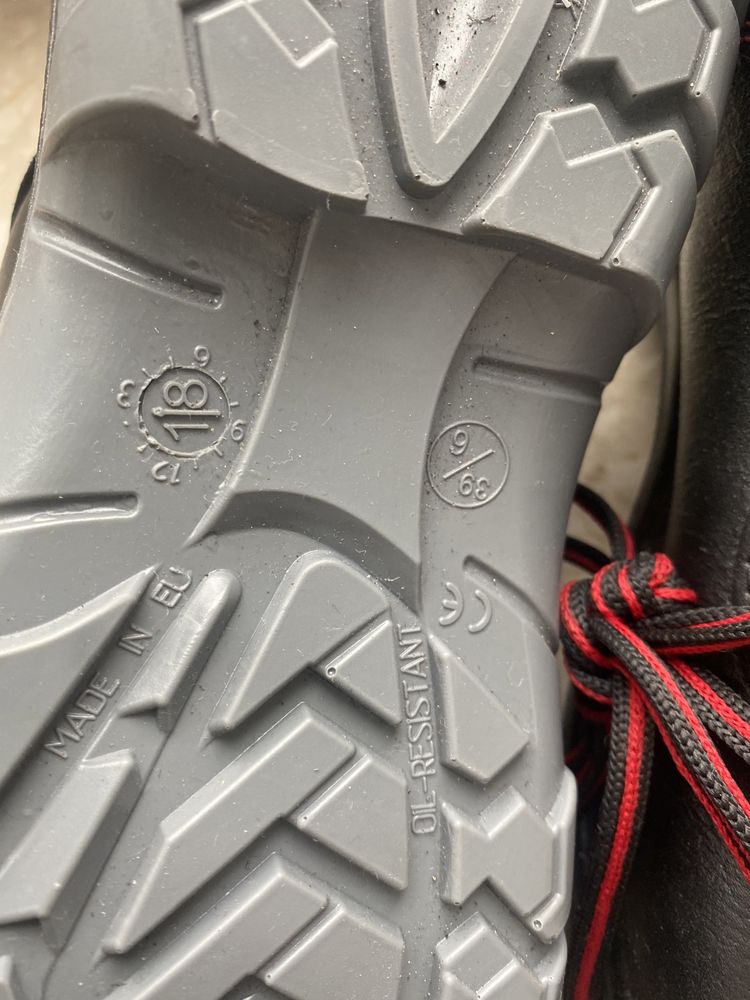 Buty robocze BHP nowe 39 rozm 26 cm ochronne PÓŁBUTY BEZPIECZNE