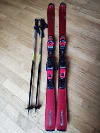 Narty NORDICA 148cm + kijki 120 cm